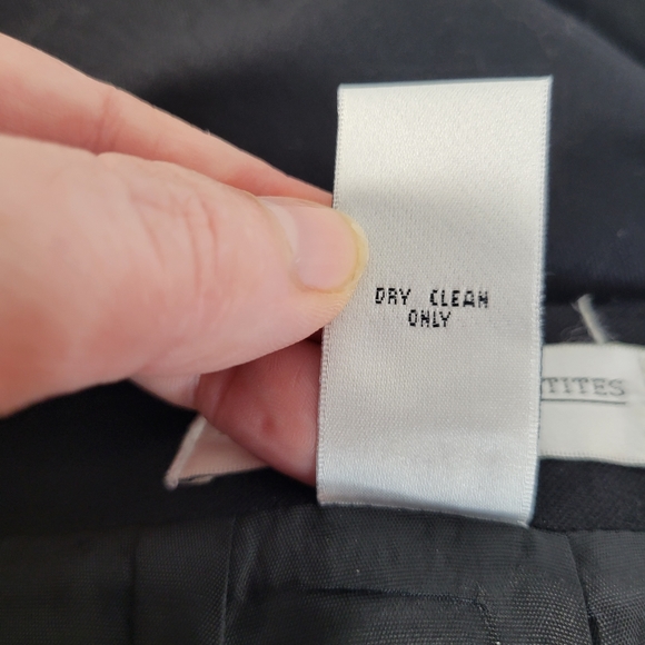 Womans Valerie Stevens Petites Stretch Black Wool/Spandex Skirt Size 8 Petite - Picture 7 of 7